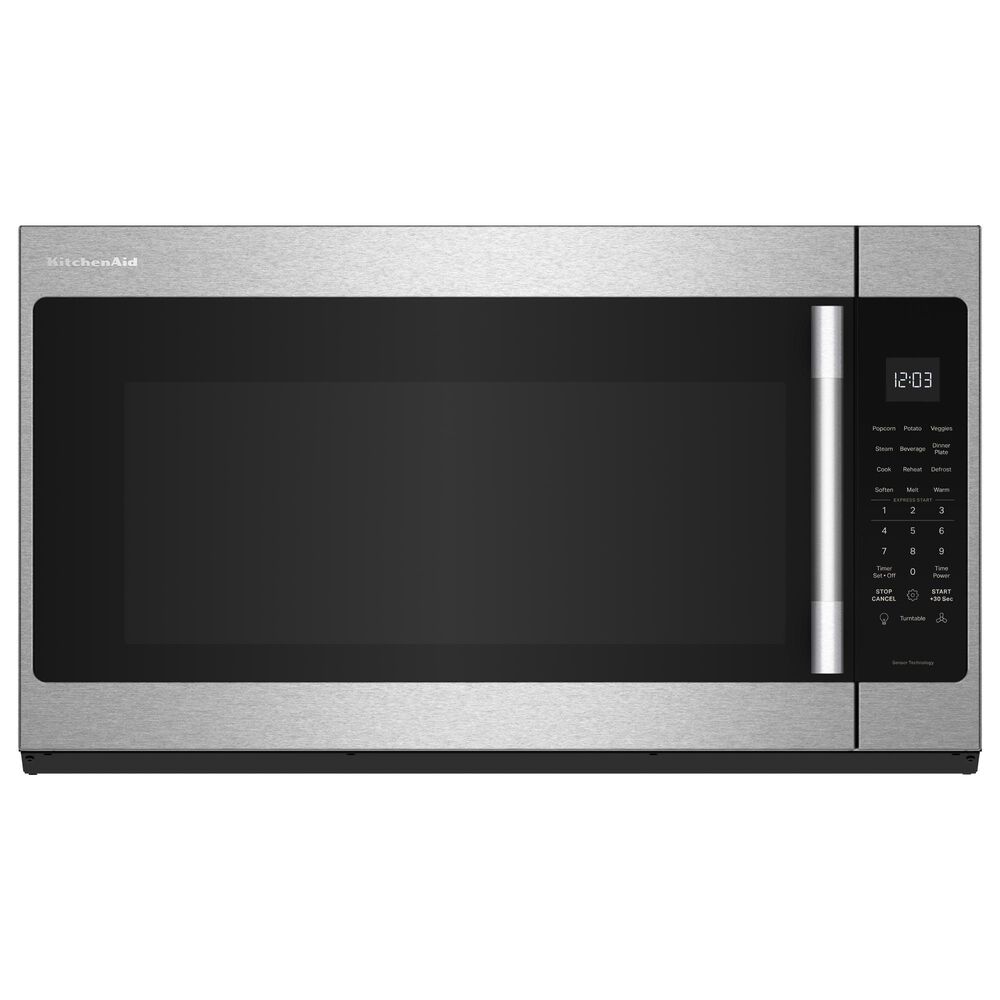 KitchenAid 2.1 Cu. Ft. Over-the-Range Microwave Hood Combination in PrintShield Stainless Steel, , large