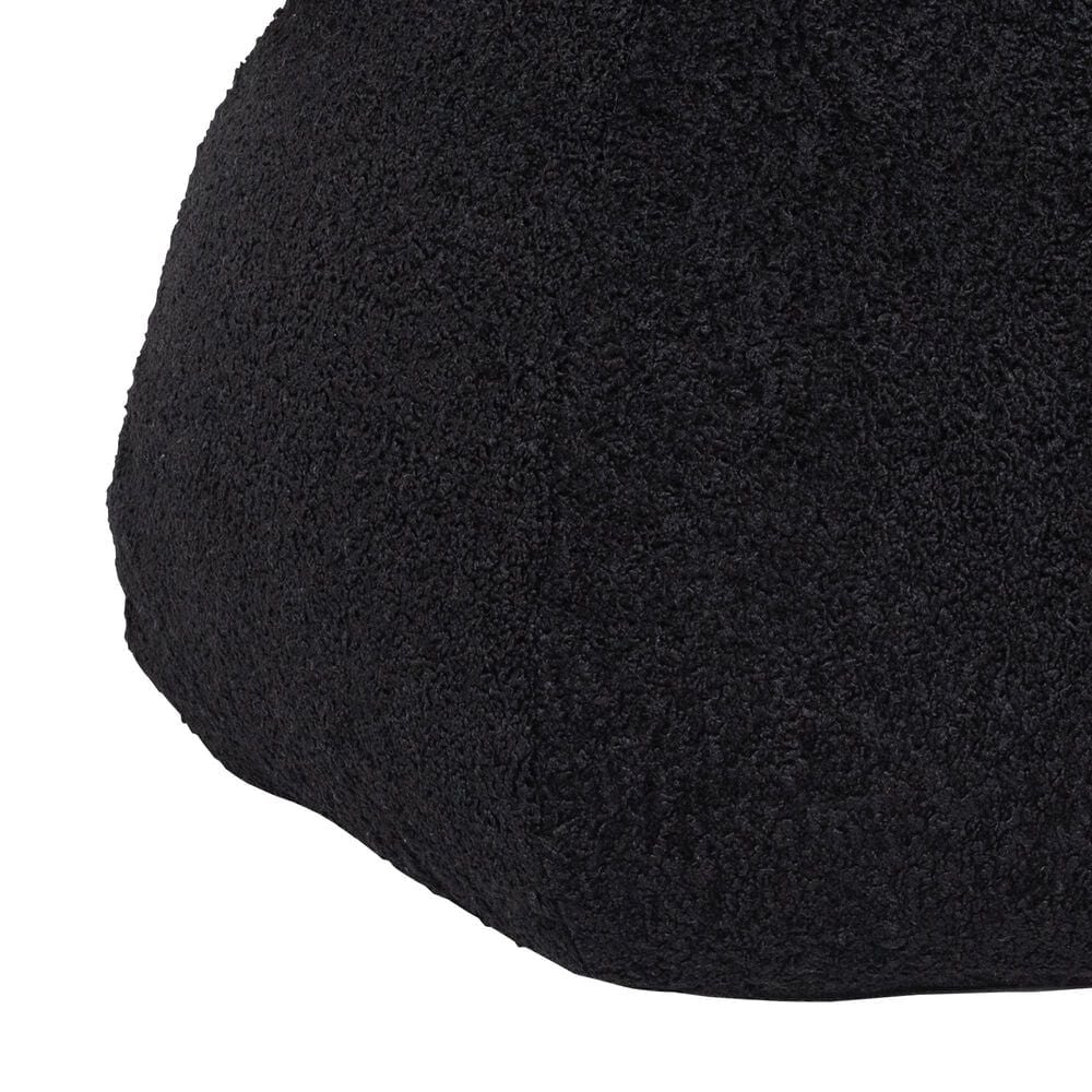 Jaxx HopSeat Bunny Oval Shaped Large Bean Bag Chair in Black, , large