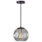 Adesso Edie 1-Light Pendant in Dark Bronze, , large