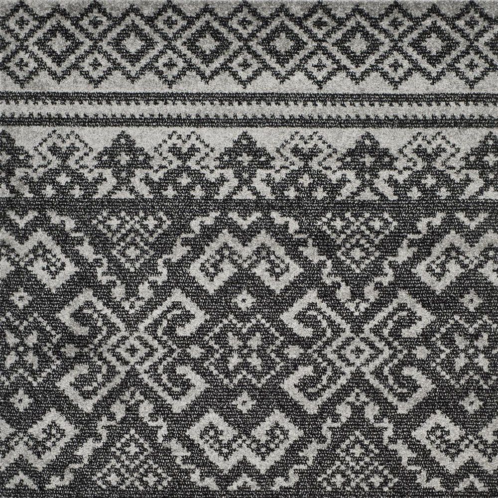 Safavieh Adirondack ADR107A-3 3&#39; x 5&#39; Silver/Black Area Rug, , large