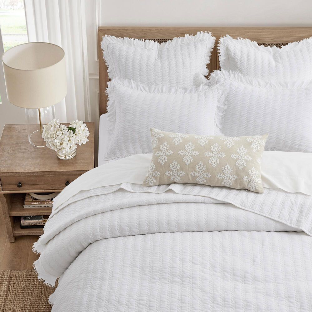 Levtex Wilhemina 3-Piece King/California King Quilt Set in White, , large