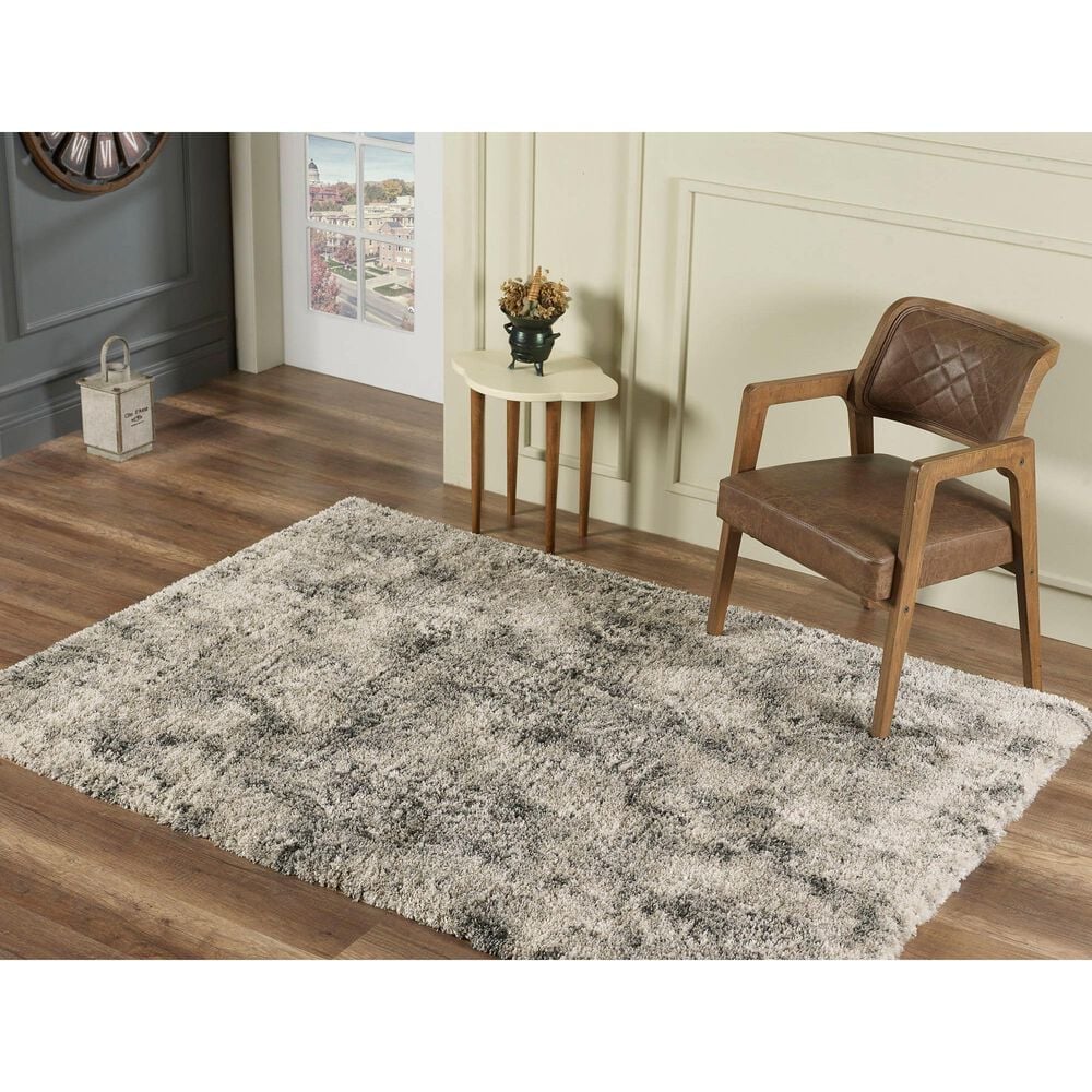Central Oriental Natick Marin 5&#39; x 7&#39; Grey Area Rug, , large