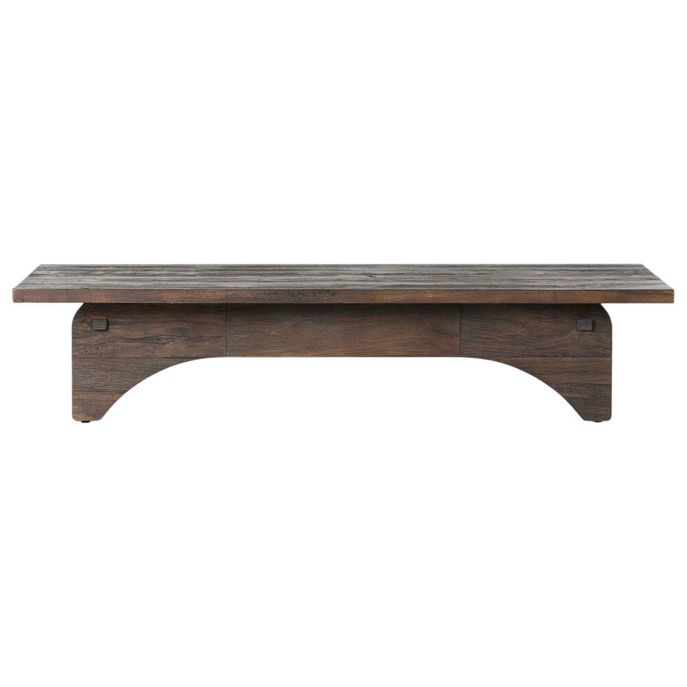Four Hands Wesson Winchester Coffee Table in Smoked Alder, , large