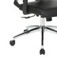 OSP Home Office Chair with Black Cushion with Chrome Finish, , large