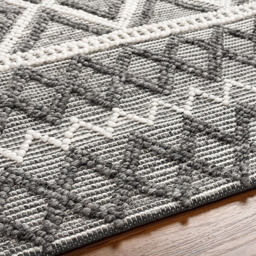 Surya Daffodil 2&#39;6&quot; x 8&#39; Medium Grey Runner, , large