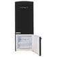 Unique Appliances Classic Retro 17 Cu. Ft Bottom Mount Refrigerator in Matte Black, , large