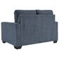 Ashley Rannis Stationary Twin Sofa Sleeper in Navy, , large