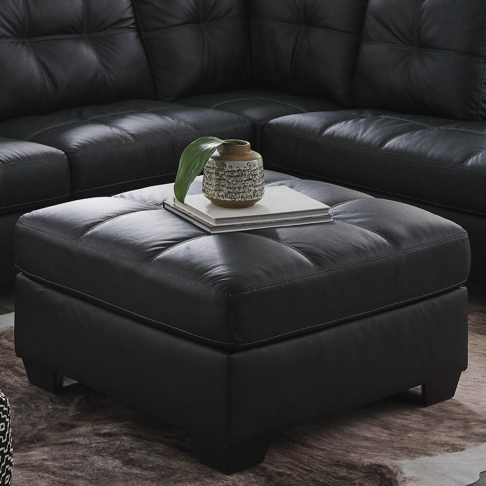 Ashley Barlin Mills Oversized Accent Ottoman in Carbon, , large