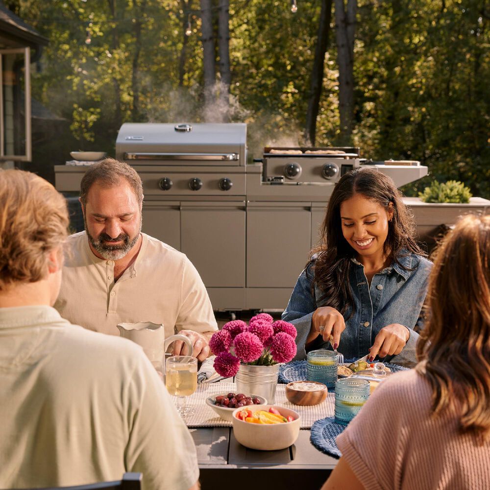 Tytus Anaheim and Emberwood 3-Piece Modular Duo with 2-Burner Gas Griddle in Gunmetal Gray, , large