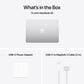 Apple MacBook Air 13.6" Laptop - Apple M4 chip 10-core CPU - 24GB RAM - 10-core GPU - 512GB SSD in Silver with 3-Year AppleCare+, , large