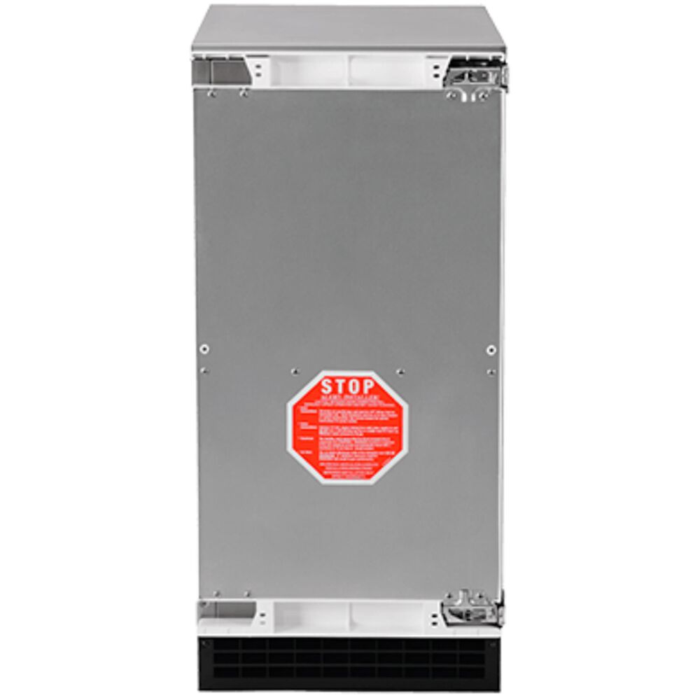 Scotsman 15" Under Counter Panel Ready Ice Maker with 26 lbs. Storage and Pump, , large