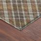 Dalyn Rug Company Soft Essentials Plaid Earth 2"3" x 7"6" Indoor/Outdoor Runner, , large