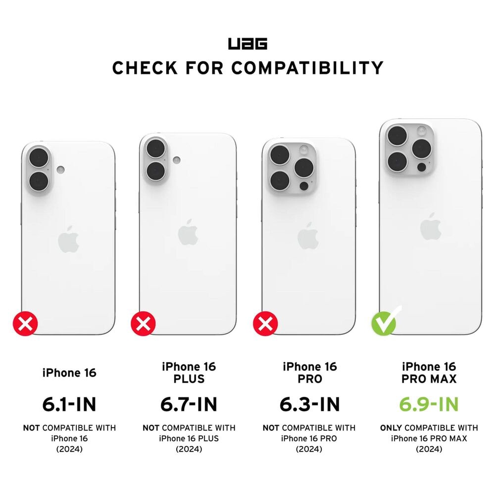 UAG Monarch Pro Series MagSafe Case for Apple iPhone 16 Pro Max in Carbon Fiber, , large