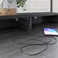 Ashley Yarlow Writing Desk with Shelf in Black, , large
