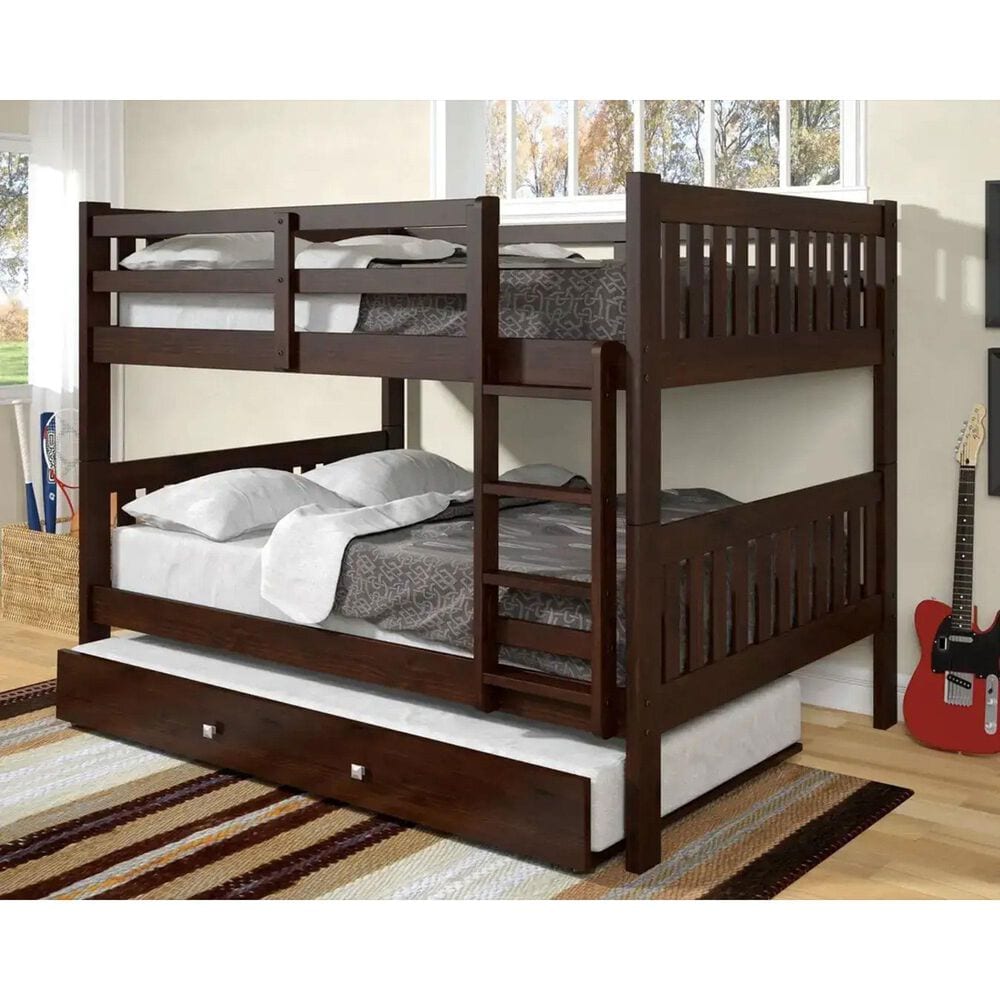 Forest Grove Twin Roll Out Trundle in Dark Cappuccino, , large