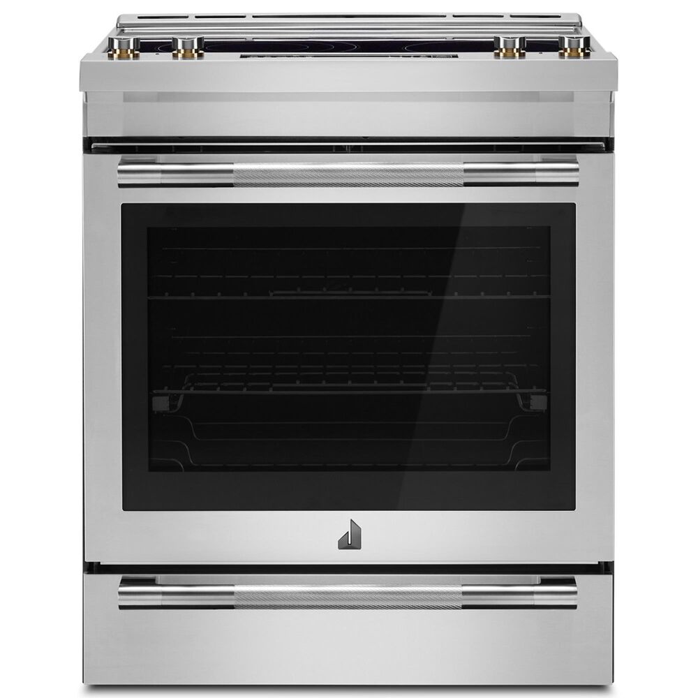 JennAir 6.8 Cu. Ft. Slide-In Electric Range in Stainless Steel and Black, , large