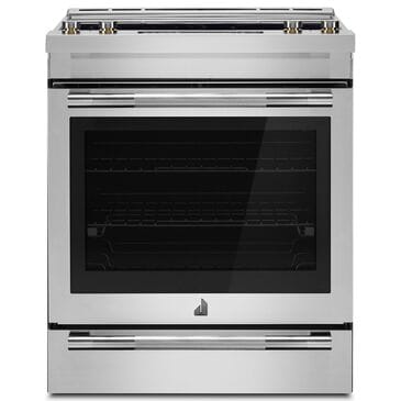 JennAir 6.8 Cu. Ft. Slide-In Electric Range in Stainless Steel and Black, , large