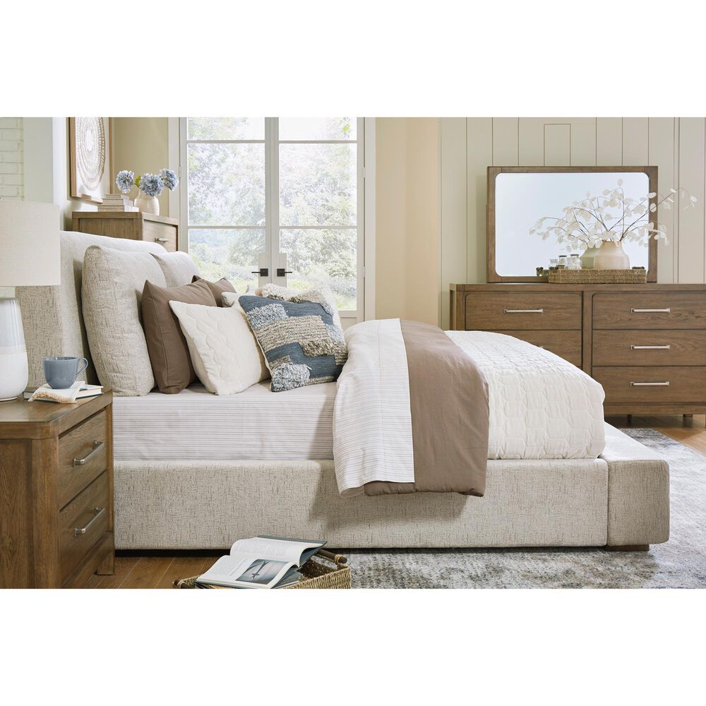 Ashley Cabalynn King Upholstered Bed in Light Brown, , large
