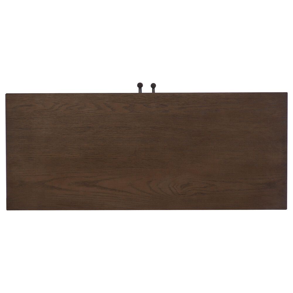 Linon Home Decor Malcolm 2-Door Accent Cabinet in Brown, , large