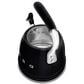 SMEG 2.3L Retro Style Electric Whistling Kettle in Black, , large