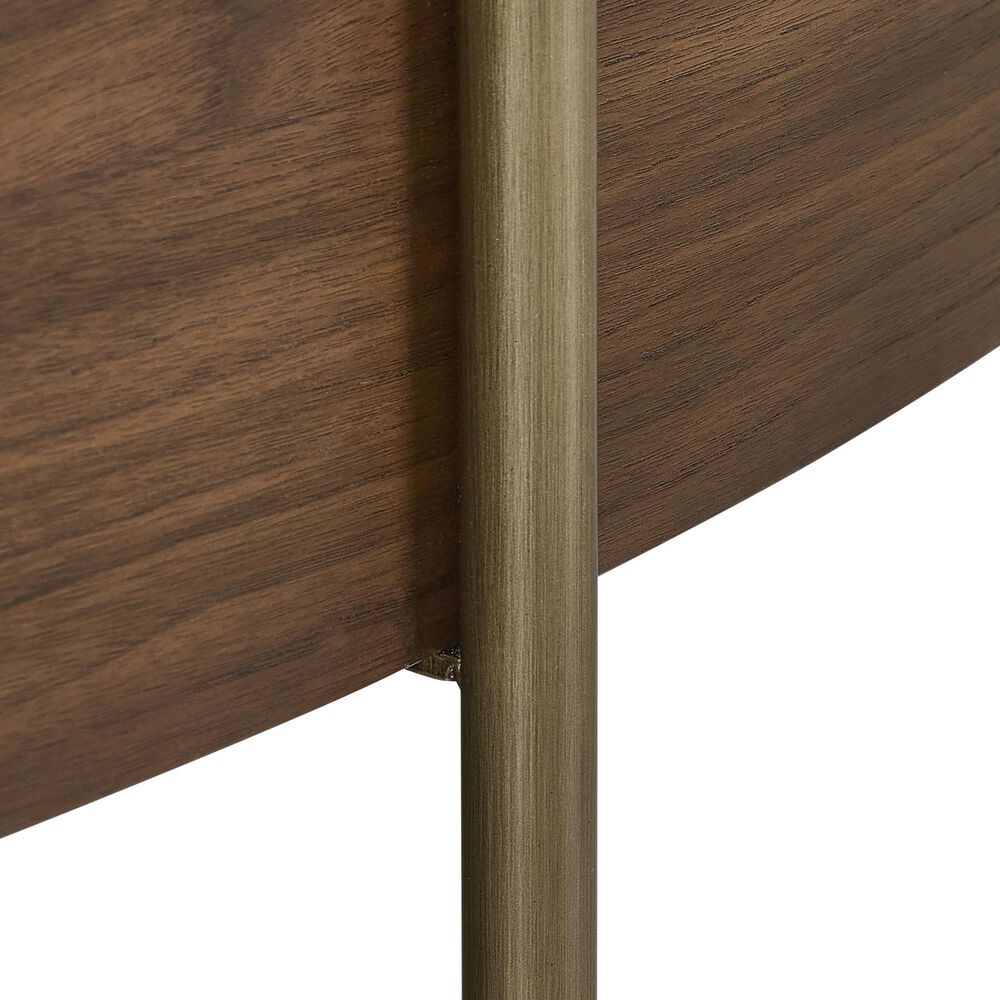 Bernhardt Morrison Cocktail Table in Walnut Brown and Nidda, , large