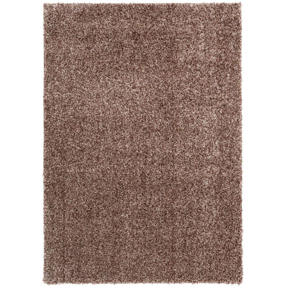 Central Oriental Geneva Shag 5" x 7" Oak and Parchment Area Rug, , large