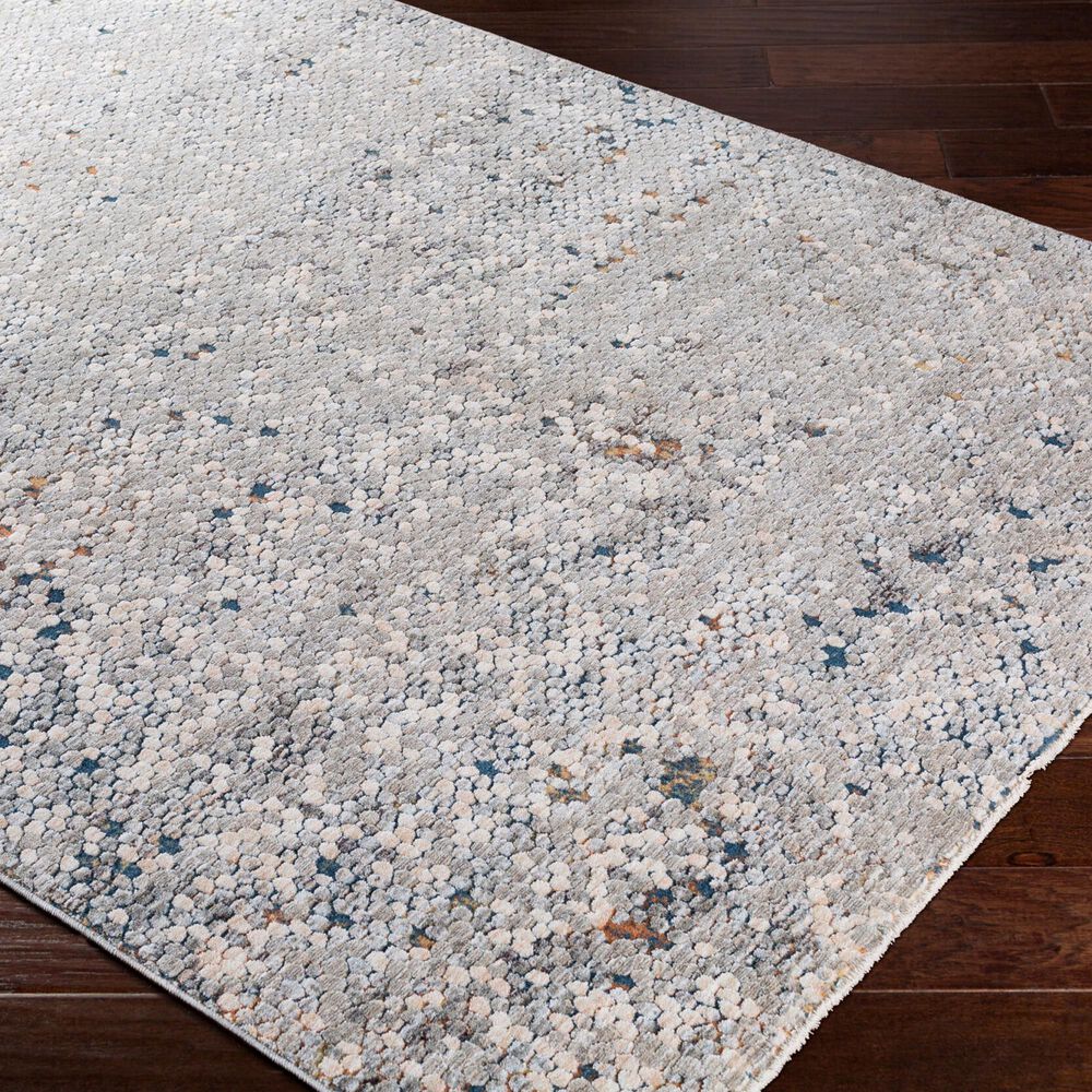 Surya Presidential Sage, Deep Teal, Ivory, Wheat and Orange 8&#39;10&quot; x 12&#39;10&quot; Area Rug, , large