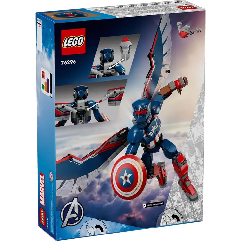 LEGO Marvel New Captain America Construction Figure, , large