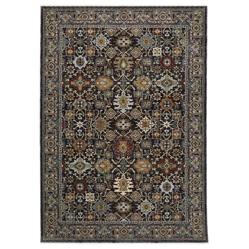 Oriental Weavers Aberdeen Traditional 7"10" x 10"10" Blue Area Rug, , large