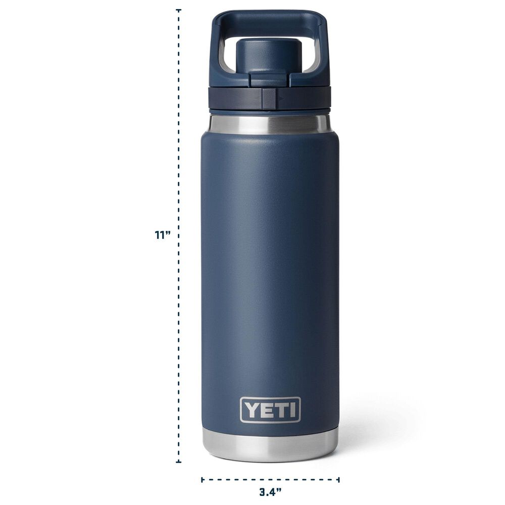 YETI Rambler 26 Oz Bottle with Color-Matched Flip Chug Cap in Stag Red, , large