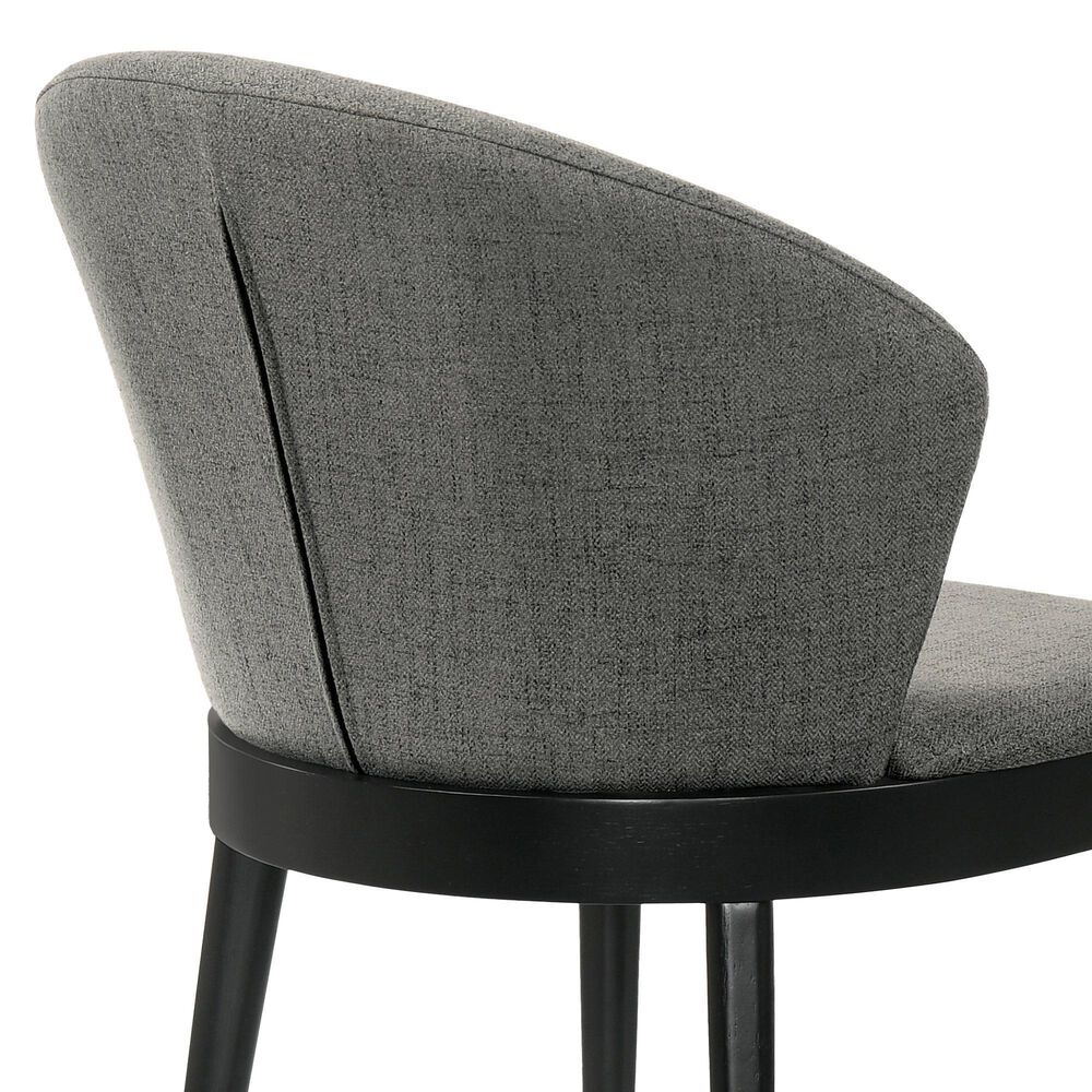 Blue River Arcadia and Juno 5-Piece 42&quot; Dining Set with Charcoal Cushion in Black, , large
