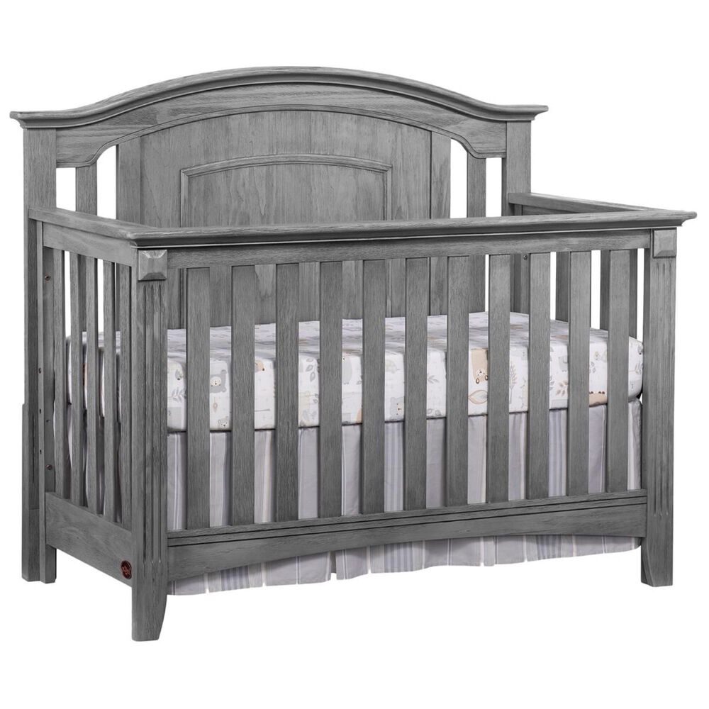 Oxford Village Willowbrook 3- Piece Nursery Set with 4 -In -1 Convertible Crib, Dresser and Changer Top in Graphite Gray, , large