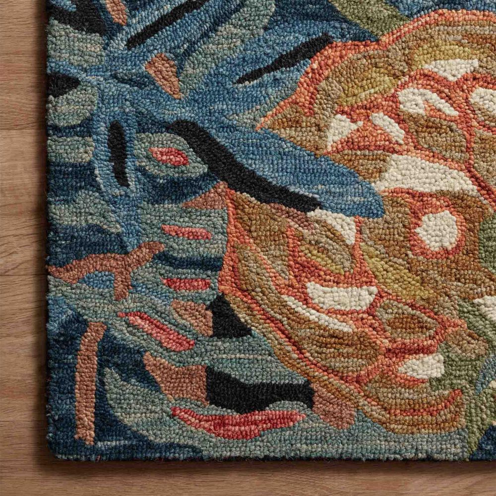 Loloi Belladonna 5&#39; x 7&#39;6&quot; Black and Fiesta Area Rug, , large