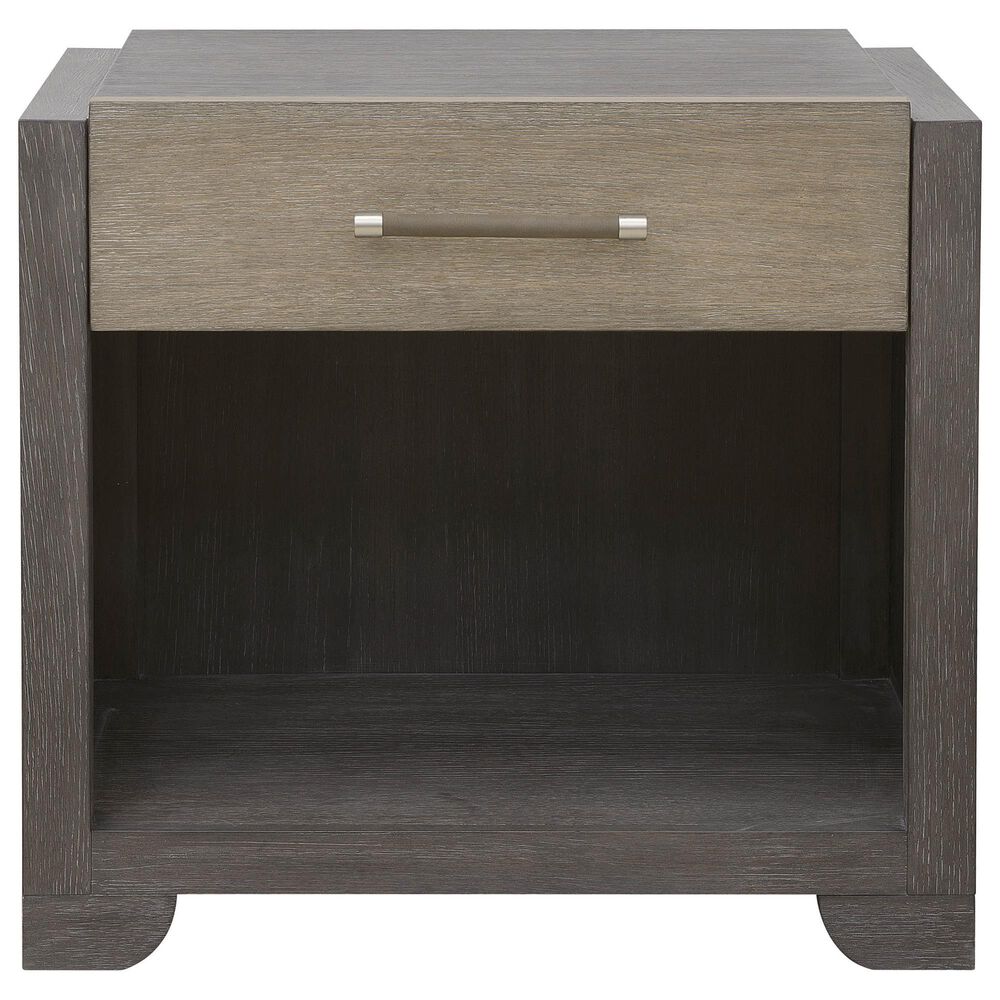 Nicolette Home Anderson Park Dark 1-Drawer Nightstand in Moose Trail and Frontier Brown, , large