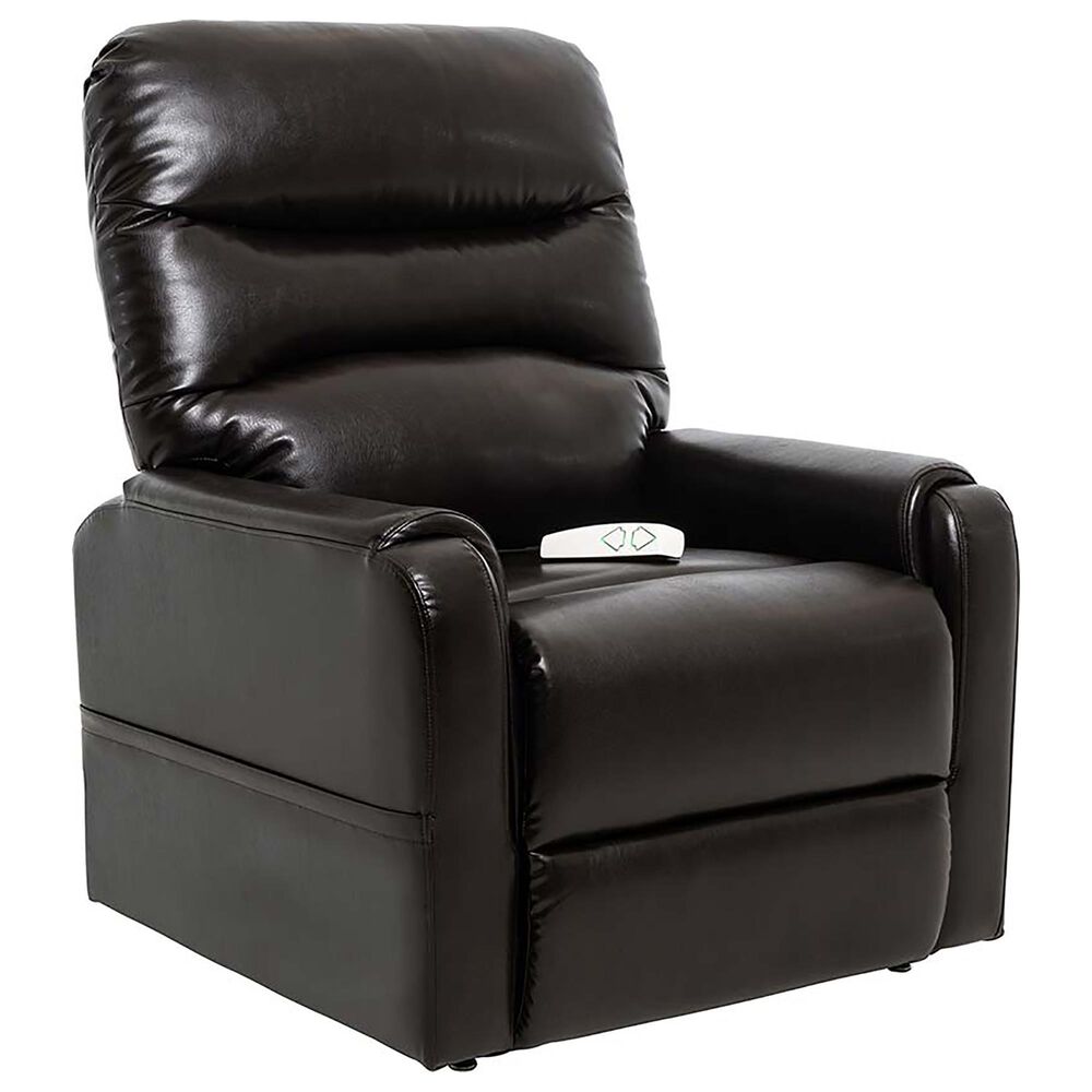 Mega Motion 3 Position Lift Chair in Chestnut Brown Nebraska Furniture Mart