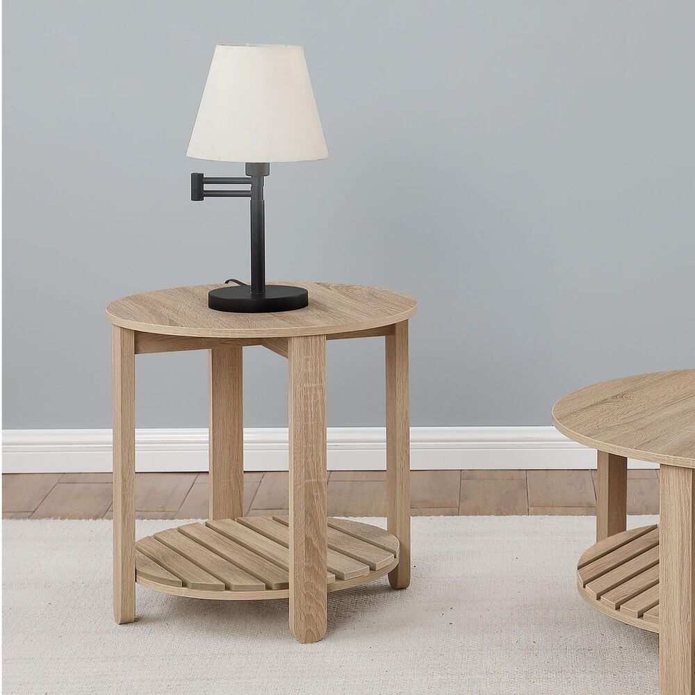 Pacific Landing Fowler End Table in Natural, , large