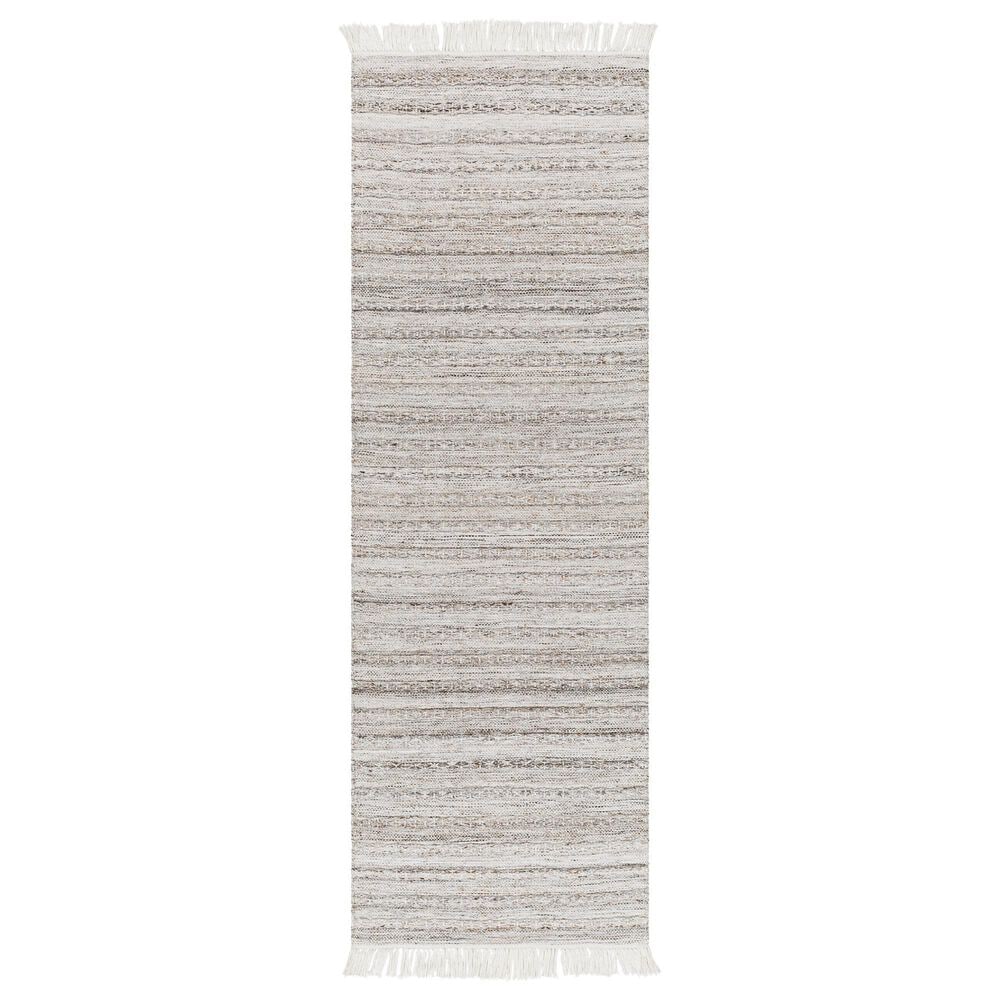 Surya Azalea 2"6" x 8" Taupe, Ivory and Brown Runner, , large