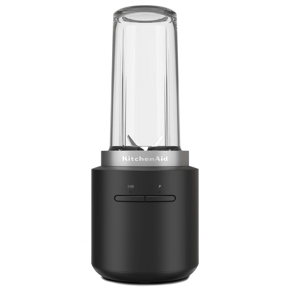 KitchenAid Go 2-Speed Cordless Personal Blender with Battery in Matte Black, , large