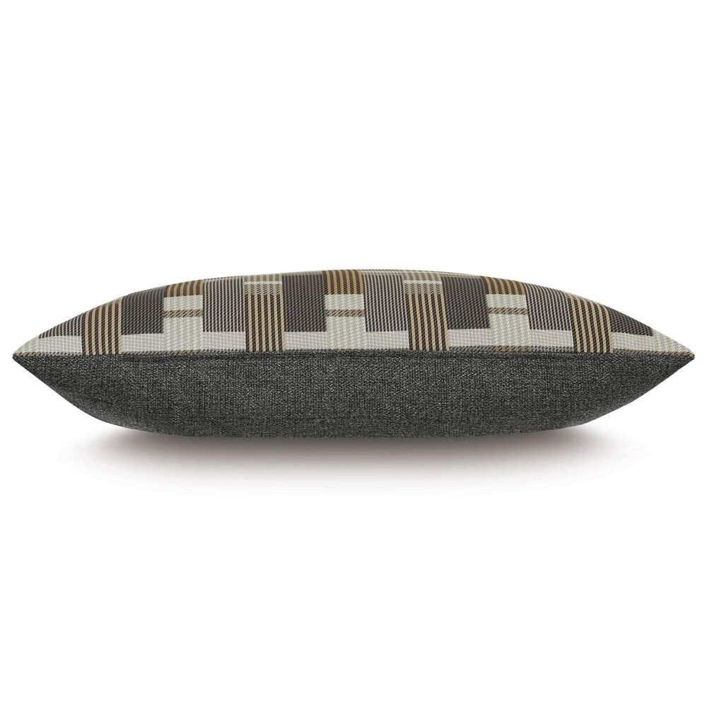 Eastern Accents Enoch 21&quot; x 37&quot; King Pillow Sham in Grigio Smoke and Elio Charcoal, , large