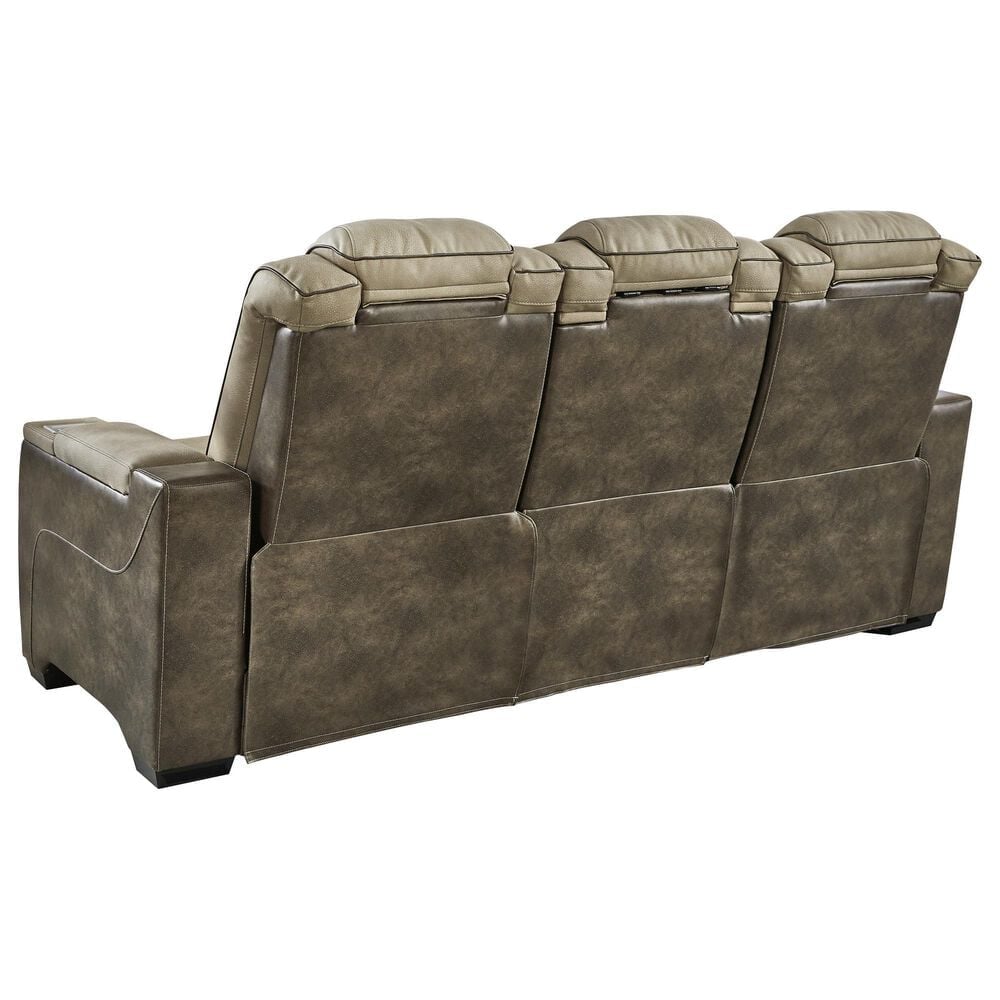 Ashley Next-Gen DuraPella Power Reclining Sofa in Sand, , large