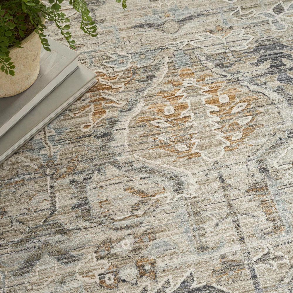 Nourison Lynx LNX02 12&#39; x 15&#39;9&quot; Ivory and Taupe Area Rug, , large