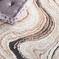 Safavieh Cyrus Shag CYR136A 3" x 5" Beige and Rust Area Rug, , large