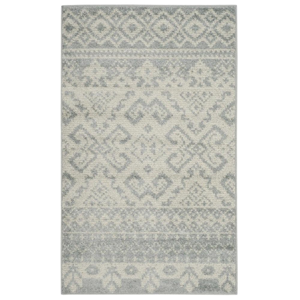 Safavieh Adirondack ADR107T 4&#39; x 6&#39; Slate and Ivory Area Rug, , large