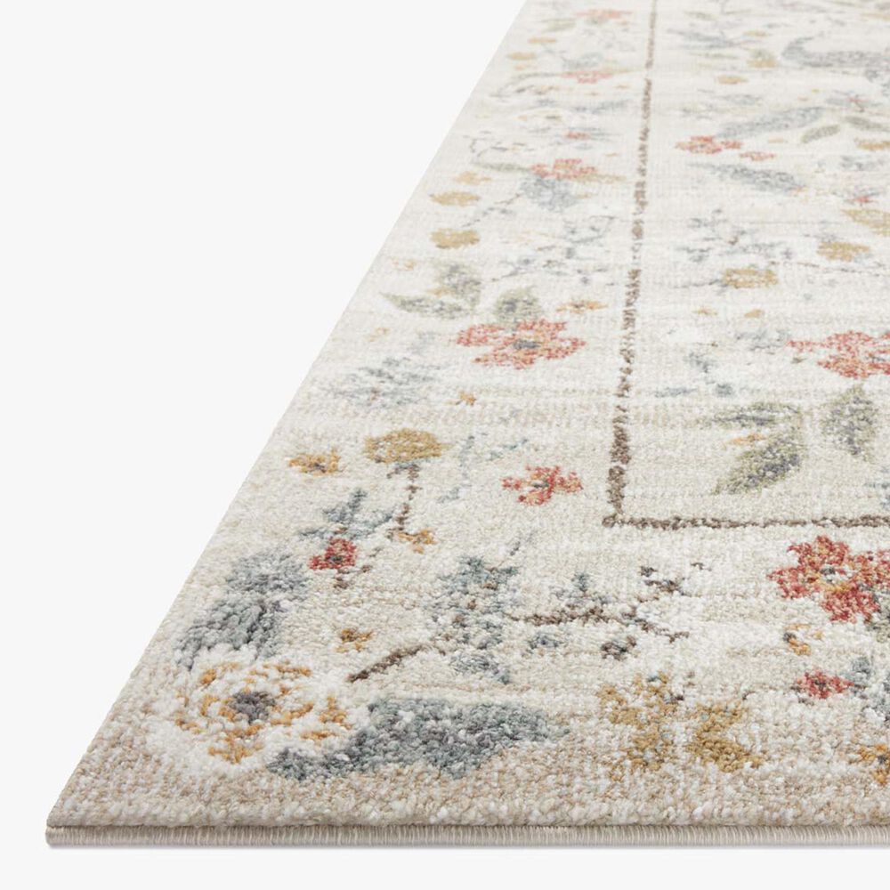 Rifle Paper Co Laurel Peacock Garden 2&#39;8&quot; x 8&#39; Cream Runner, , large