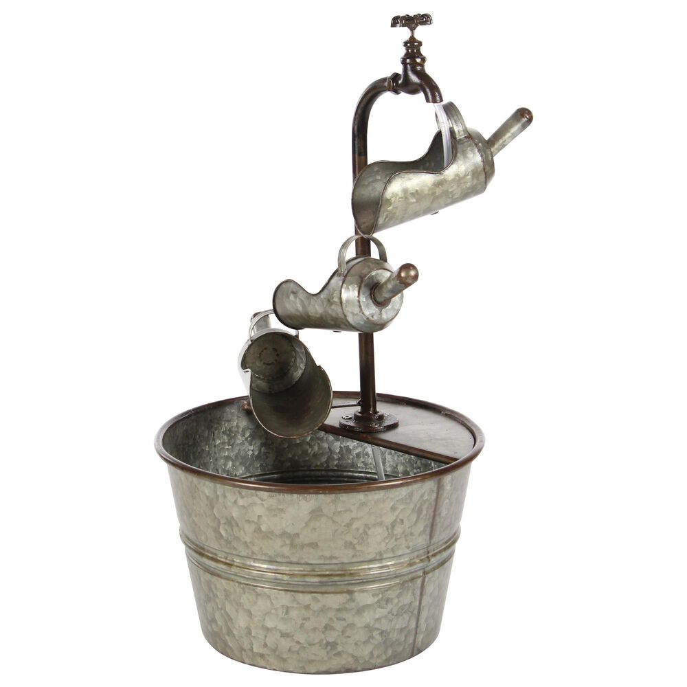 Maple and Jade 28&quot; Farmhouse Fountain in Gray, , large