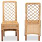 Baxton Studio Moscow Side Chair in Natural Brown and Walnut Brown (Set of 2), , large