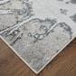 Feizy Astra 8" x 10" Gray and Silver Area Rug, , large
