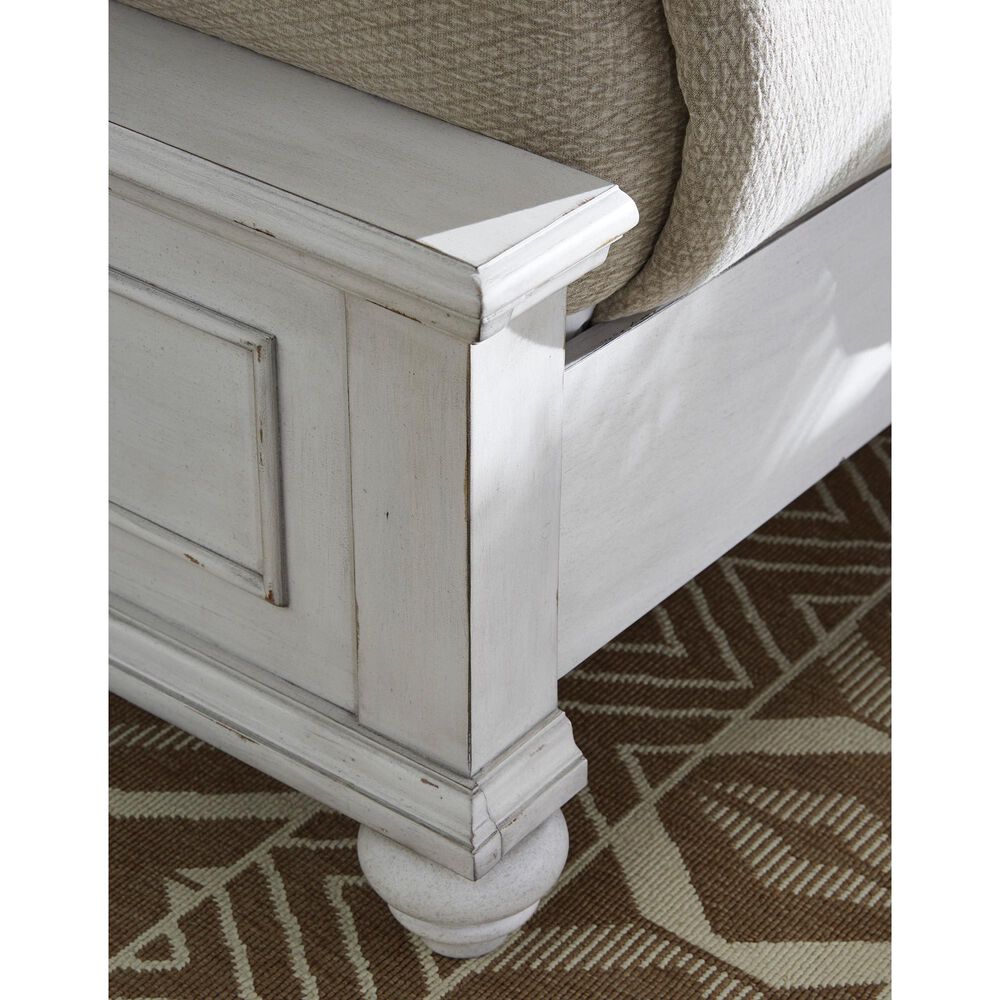 Ashley Kanwyn 3 Piece Queen Bedroom Set in Whitewash, , large
