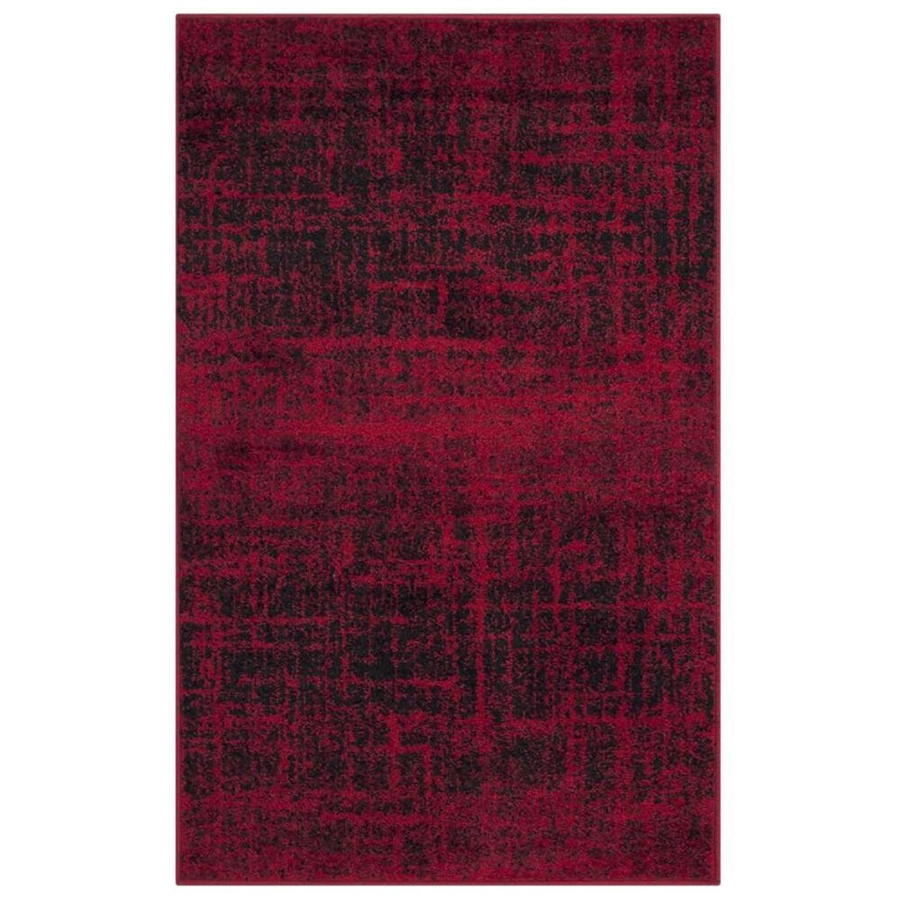 Safavieh Adirondack ADR116F 2"6" x 4" Red and Black Runner, , large