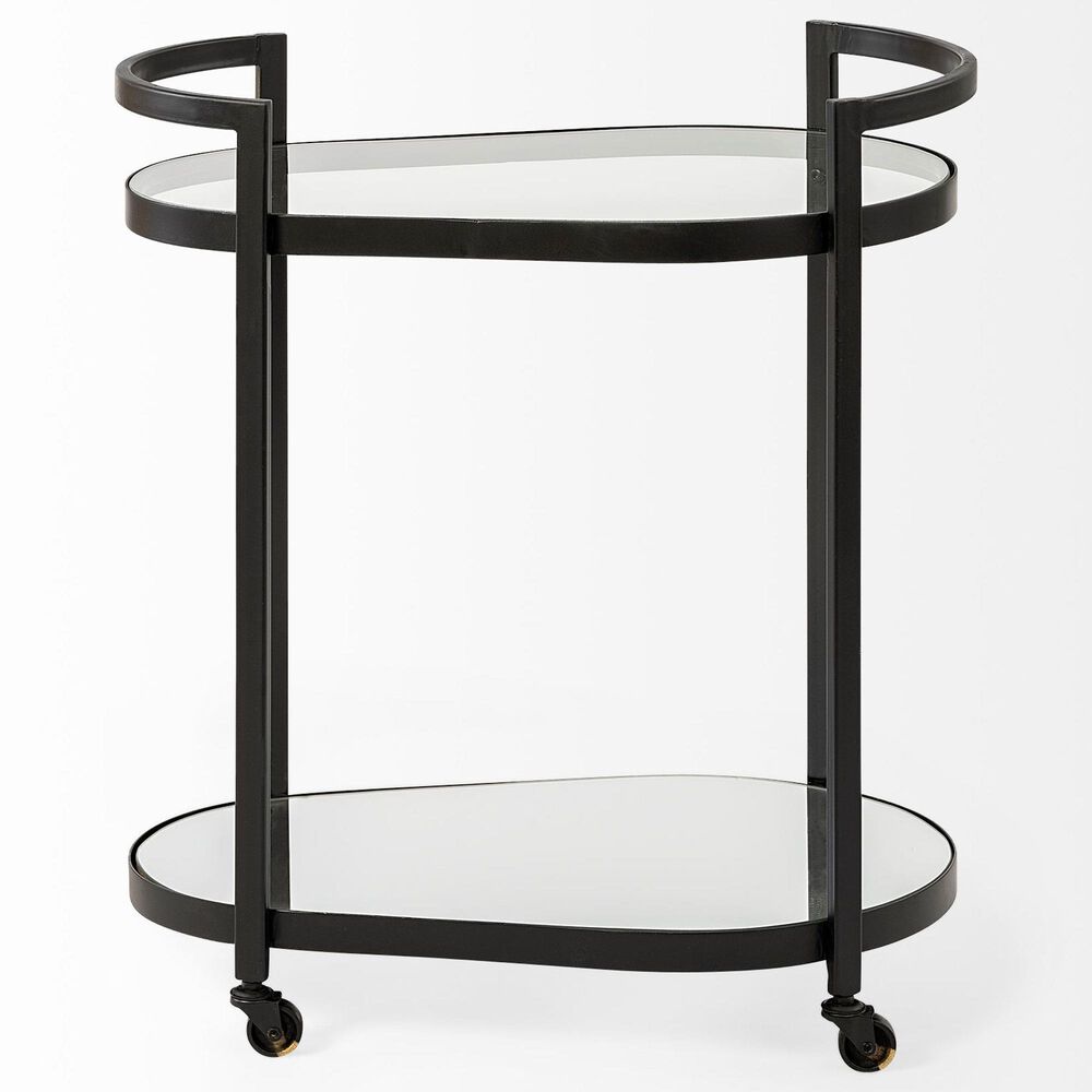 Mercana Eleonore Bar Cart in Black, , large
